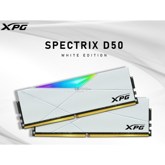 ADATA D50 PC 3200 SPECTRIX DDR4 DUAL WHITE