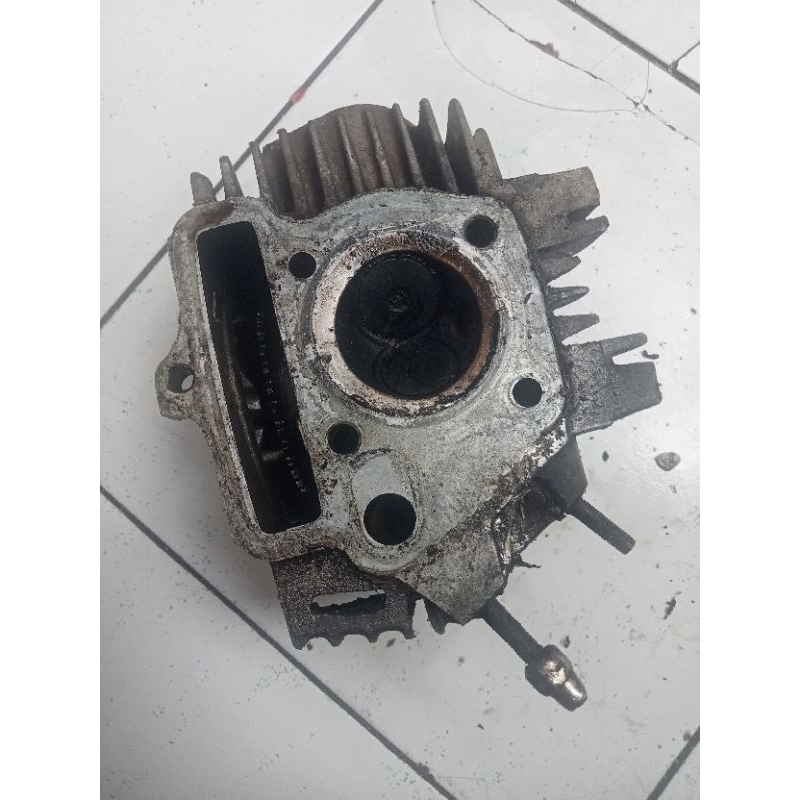 blok pala busi motor Supra fit copotan motor