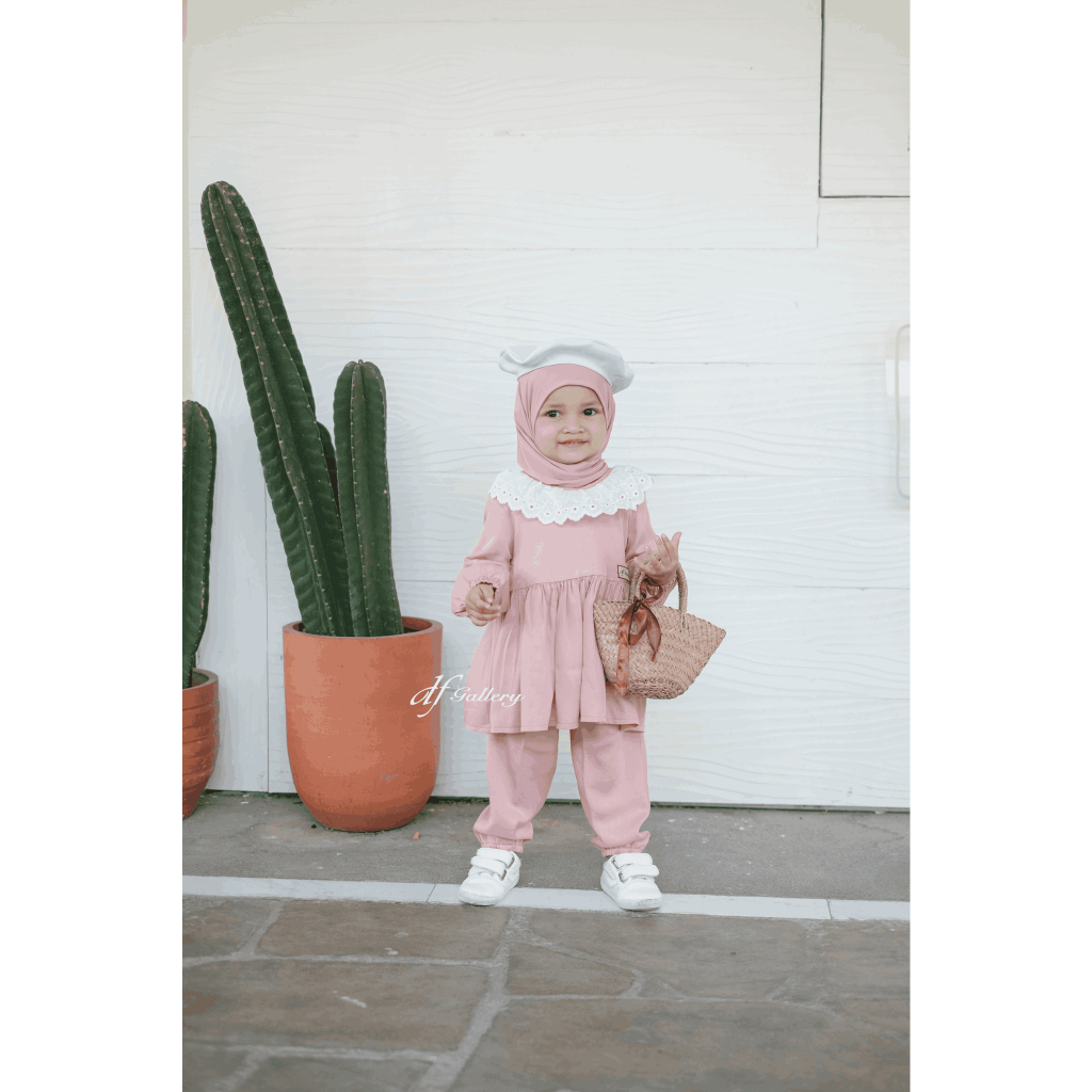 Setelan Anak Aulia Lucu | One Set Anak Perempuan | One Set Atasan+Celana Original Shayla Premium Qua