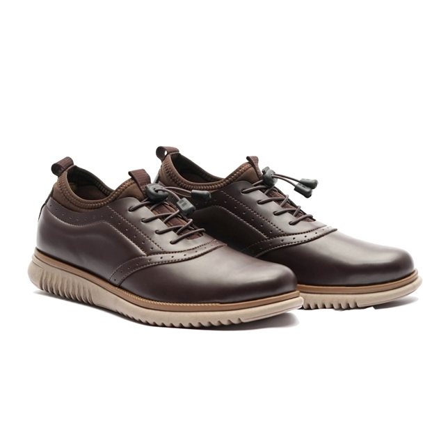 VOLVE ORCA DARK BROWN - Sepatu Sneakers Casual Pria Original