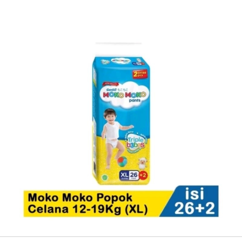 Moko-Moko Pants/Pampers Celana Moko-Moko ukuran M, L dan XL