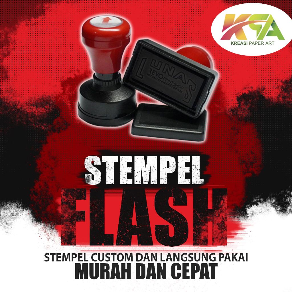 

STEMPEL FLASH/STEMPEL LANGSUNG