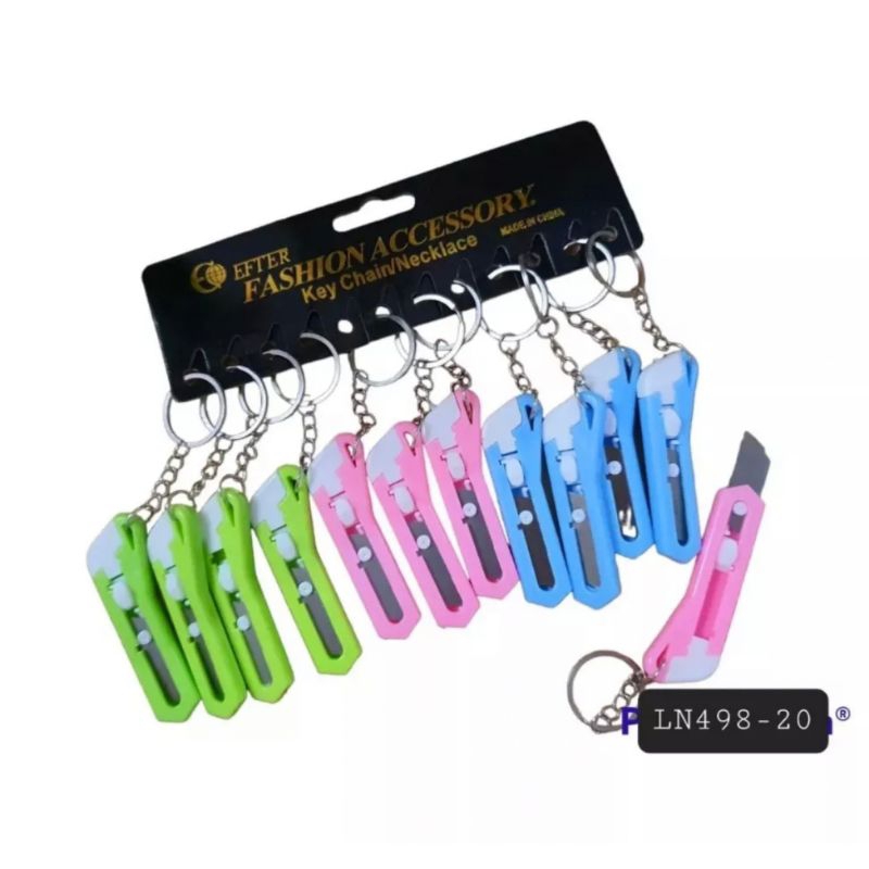 Gantungan Kunci Pisau Cutter Mini