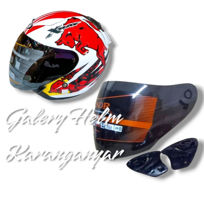 (NDR5) Kaca Helm GIX XRAY + Rachet all Varian Warna Visor GIX X-RAY