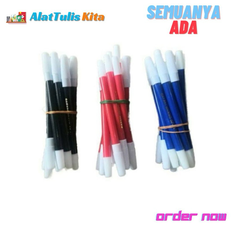 

(1 Pack) isi 12 Spidol Kecil Safari Hitam, Biru, Merah
