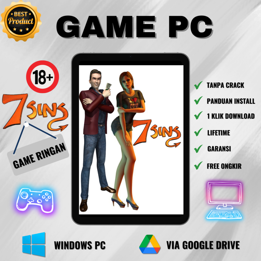 7 SINS GAME PC/LAPTOP DEWASA 18+ TANPA CRACK