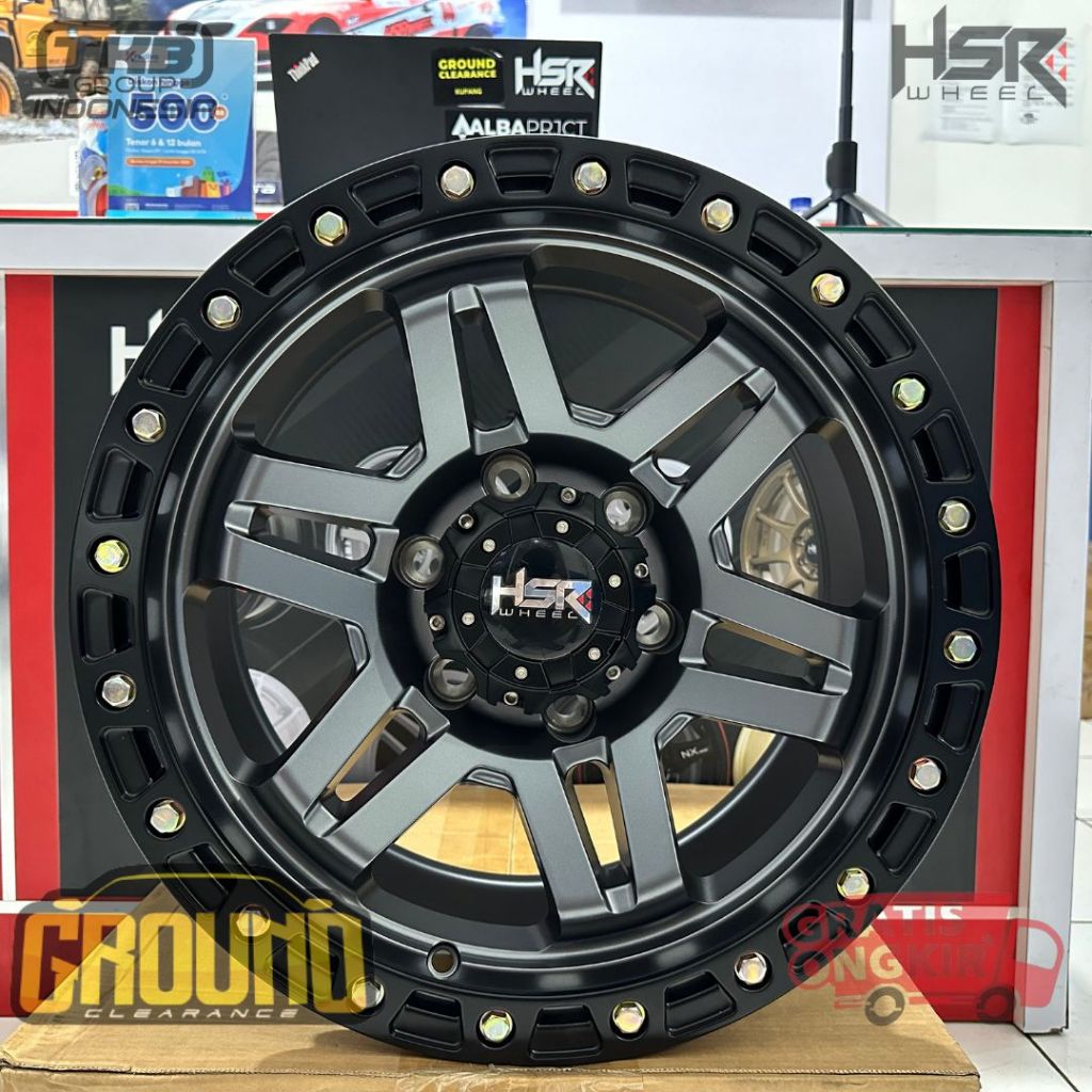 VELG MOBIL PAJERO, FORTUNER, HILUX, TRITON R17 MODEL OFFROAD TERBARU R17 HSR TAGAWA