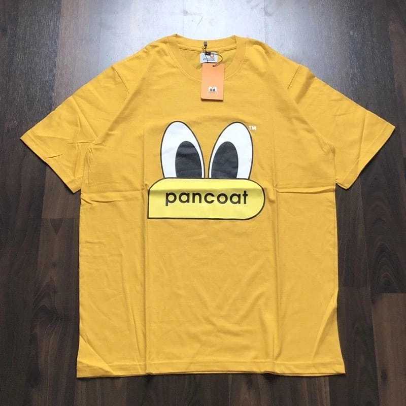 t-shirt pancoat kuning mata logo duck - Kaos Pancoat Catton Combet 30s S.M.L.XL - Kaos Pria unisex -