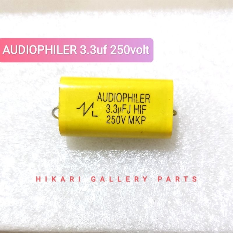 Kapasitor Audiophiler 3.3uf 250volt MKP 3,3uf 250 volt Audiophiller