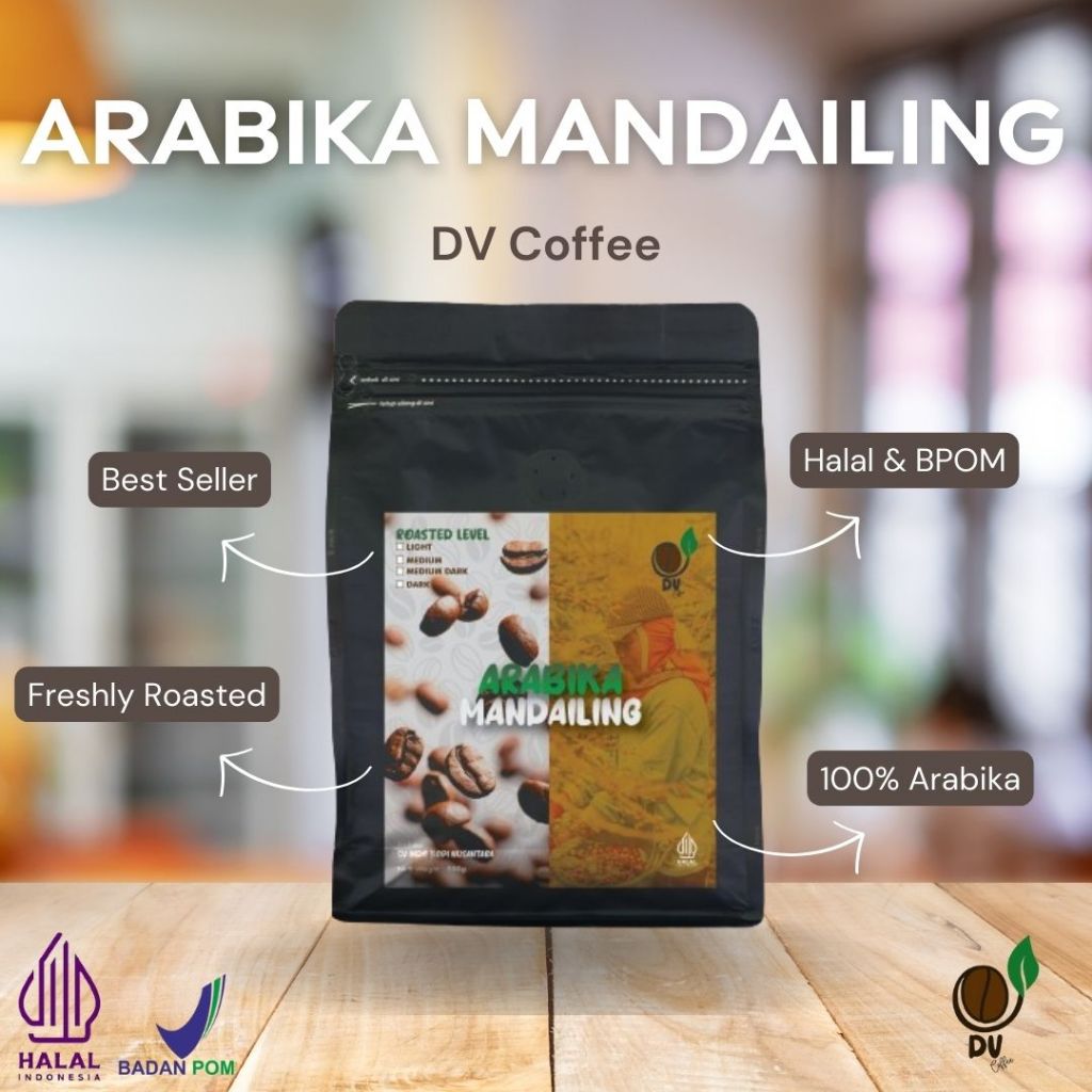 

DV Coffee Arabika Mandailing - 500 gram