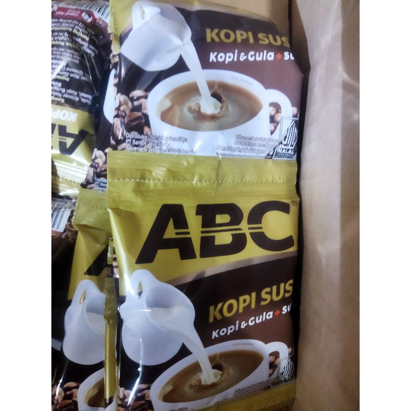 

Kopi ABC Susu renceng isi 10 sachet