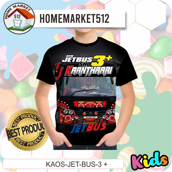 Kaos Anak Jet Bus 3 Kaos Anak Laki-Laki Dan Perempuan Kaos Anak Murah | HOMEMARKET512