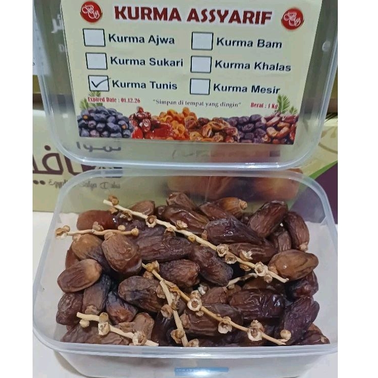 

Kurma Tunis tangkai 1kg Assyarif