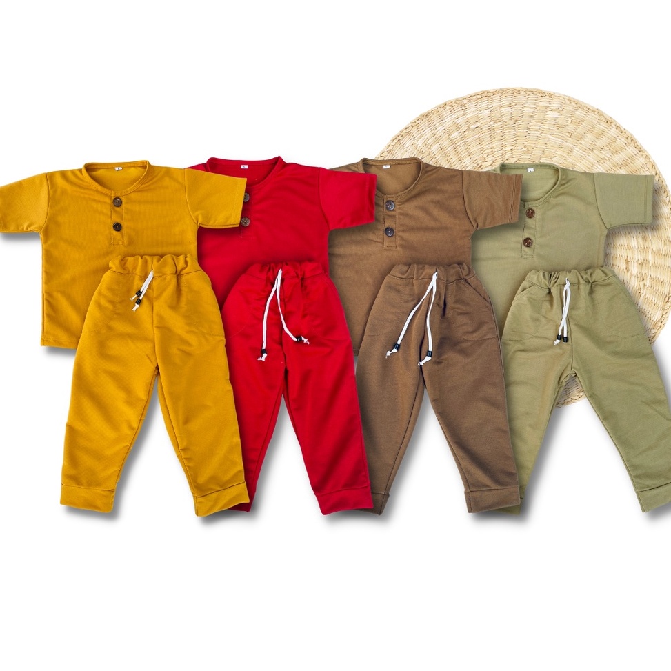 Fresh SET KIANO ANAK KIDS 15 TAHUN CELANA PANJANG