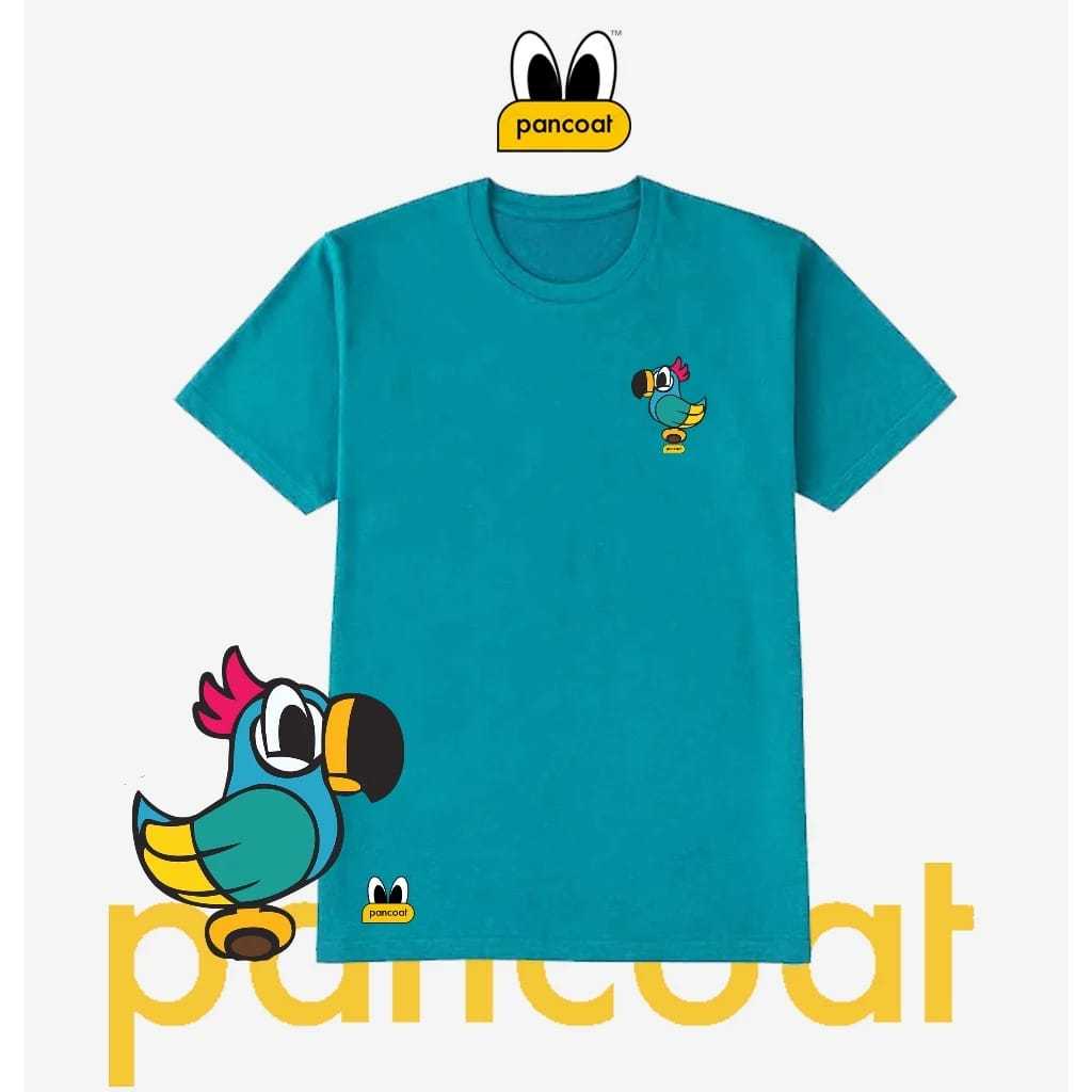 KAOS PANCOAT TOSCA BURUNG LOGO MIRROR ORIGINAL 1:1 - Kaos Pancoat Catton Combet 30s S.M.L.XL - Kaos 