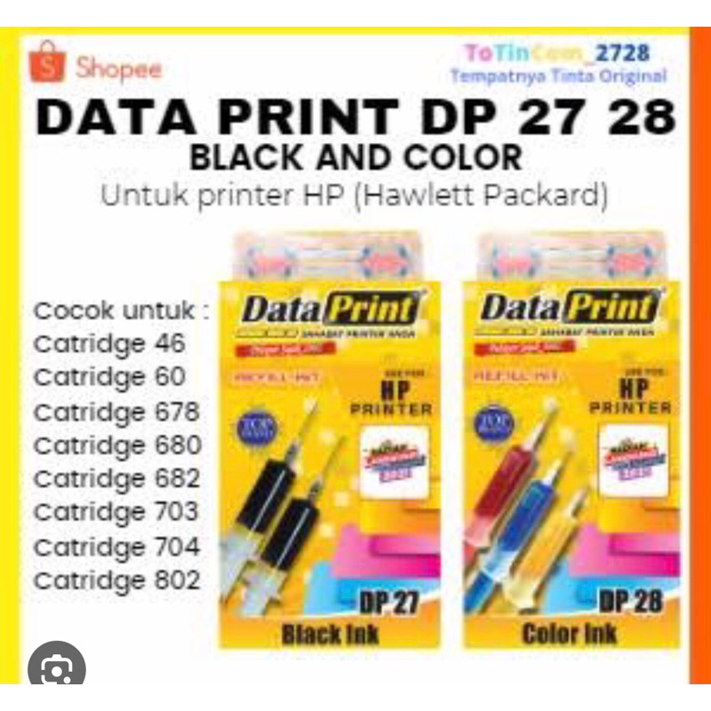 Tinta Suntik Data Print HP