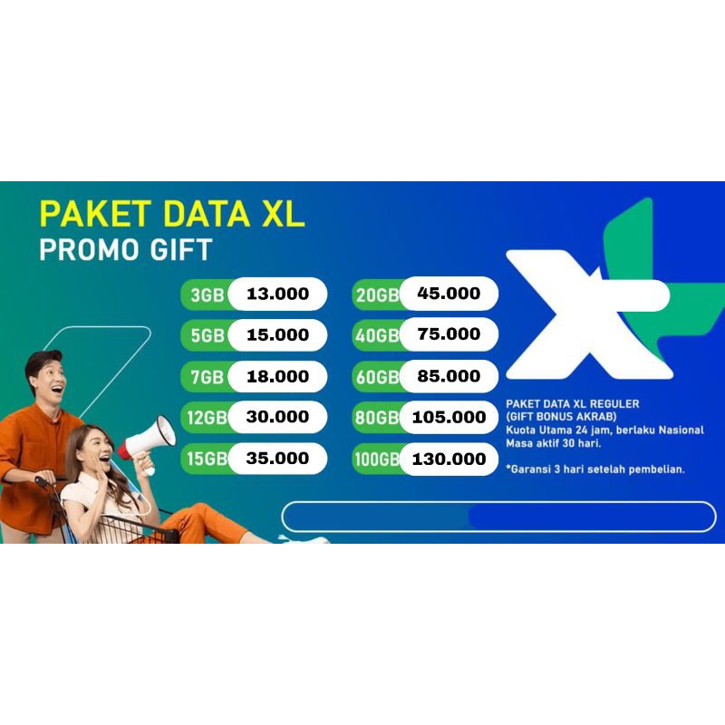 PAKET DATA XL PURE TERMURAH
