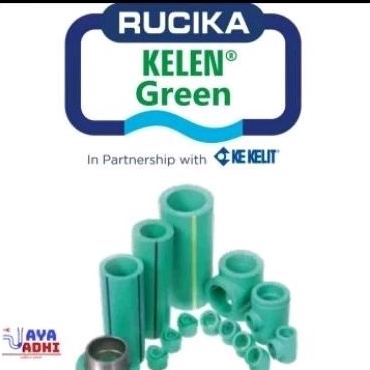 Pipa Air PPR Rucika Kelen PN10 1/2" - Cold Water Pipe PN 10 - 0,5" / 20mm