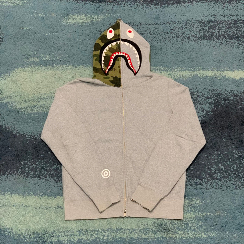 A Bathing Ape Bape Shark Full zip Hoodie