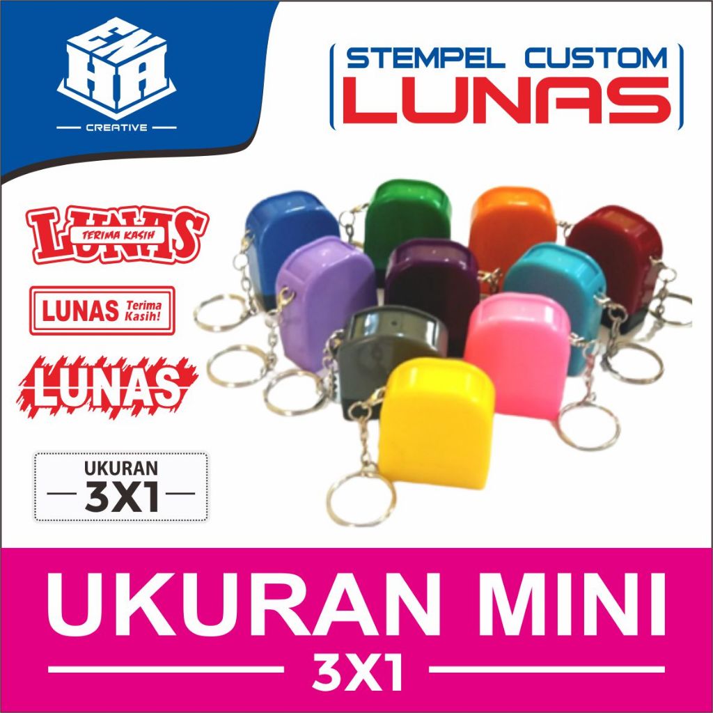 

Stempel Lunas Mini / Stempel Lunas Ganci / Stempel Gantungan / Stempel Lunas Kecil / Stempel Murah