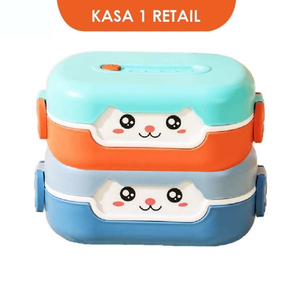 Tempat Bekal Anak TK / Lunch Box Anak Karakter Lucu