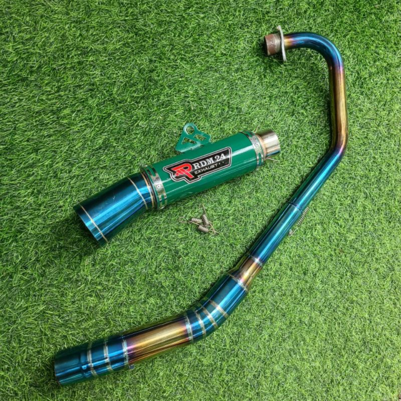 kenalpot recing rdm 24 fxsion cbr150 Tiger Sonic satria Fu Verza