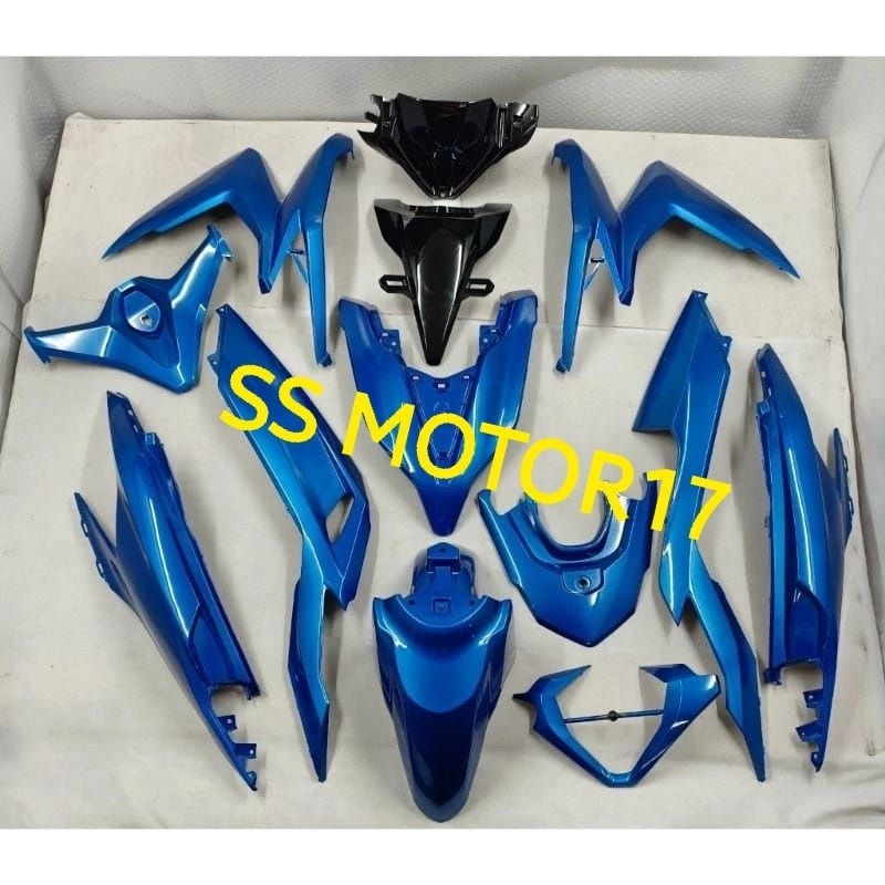 COVER BODY FULL HALUS VARIO ALL NEW 150/125 BIRU GLOSY