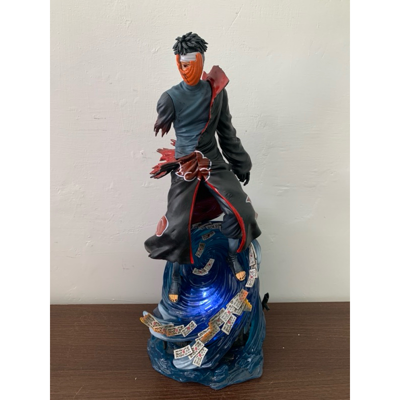 Action Figure Tobi Obito Uciha Tim Akatsuki Battle Damage CW Studio LED Anime Naruto Shippuden 2