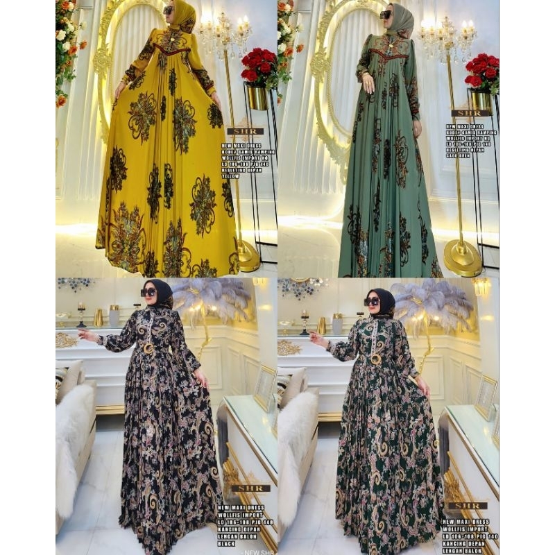 New Gamis Bunga Keong Sultan SHR Ori