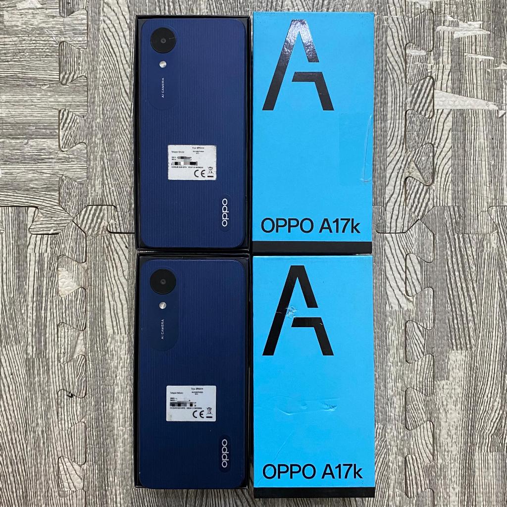 Oppo A17k 3/64gb Second Fullset Bekas Resmi