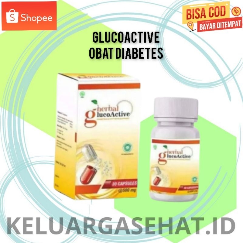 GLUCOACTIVE ORIGINAL - glucoactive herbal obat diabetes kencing manis terbaik