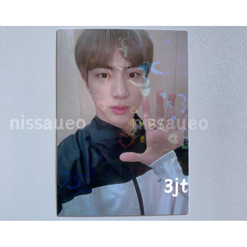 Japan Fanclub Renewal BTS Jin Photocard