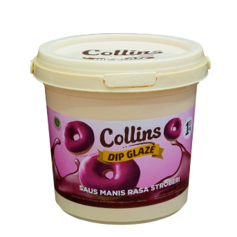 

Collins dip glaze 1kg strawberry