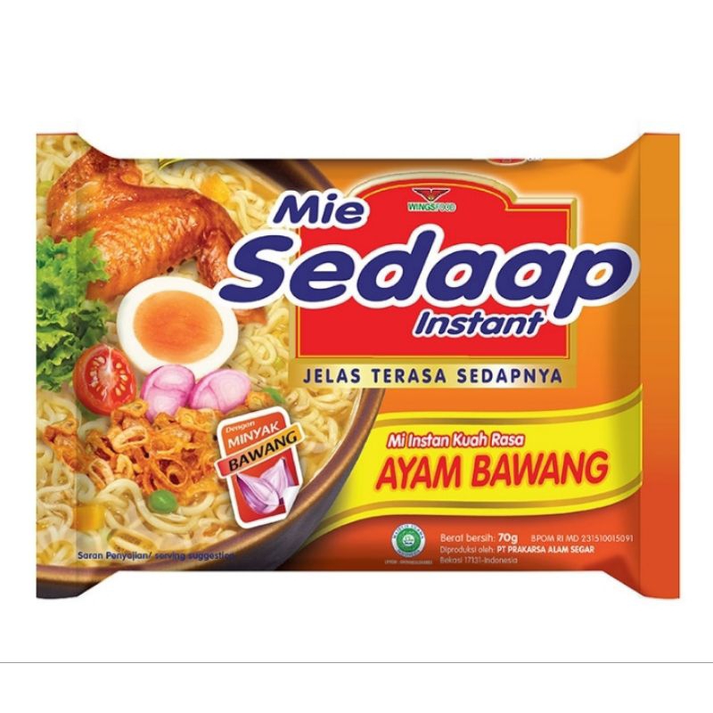 

Sedaap Mie Instant Ayam Bawang 70 g