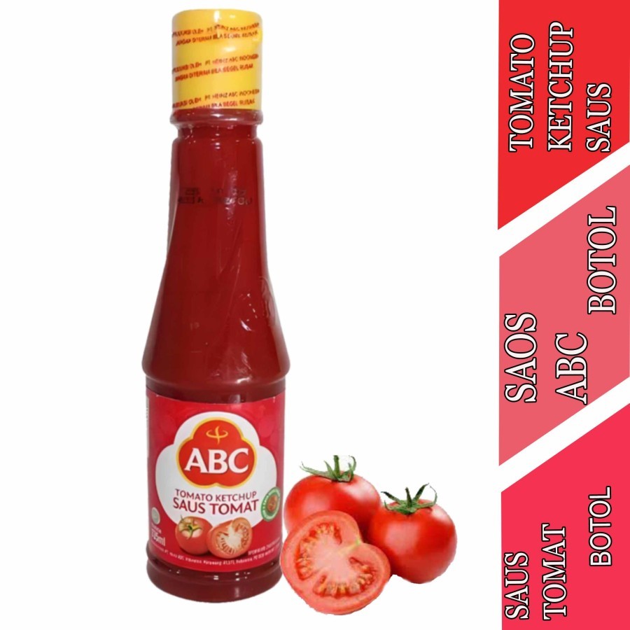 

Tomato Ketchup - ABC Sauce - Saos Tomat Kemasan Botol - 135ml