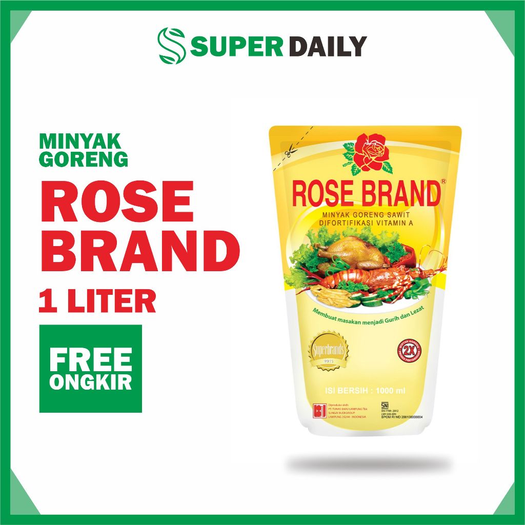 

Minyak Goreng Rose Brand 1 Liter