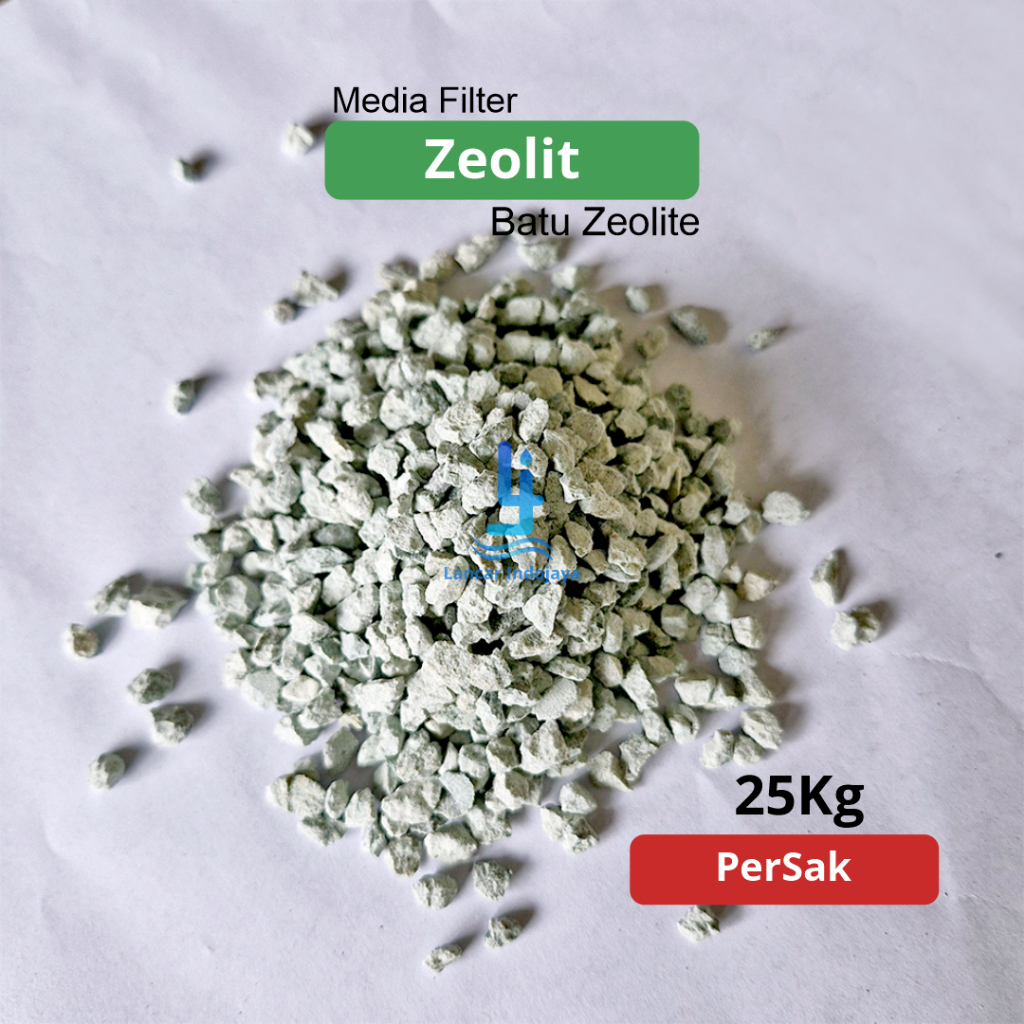 Zeolite Batu Zeolite Zeolit Media Filter Air Per Sak Karung 25 Kg