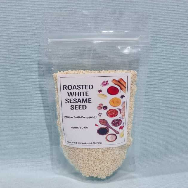 

Wijen Putih Panggang / Roasted White Sesame Seed (50 gr)