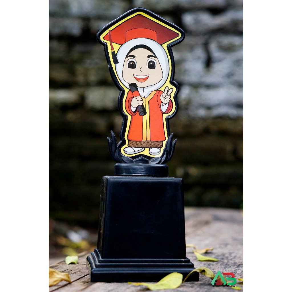 Piala Plakat Cinderamata Wisuda Anak TAPOS / PAUD / TK - Berbahan Plastik PVC