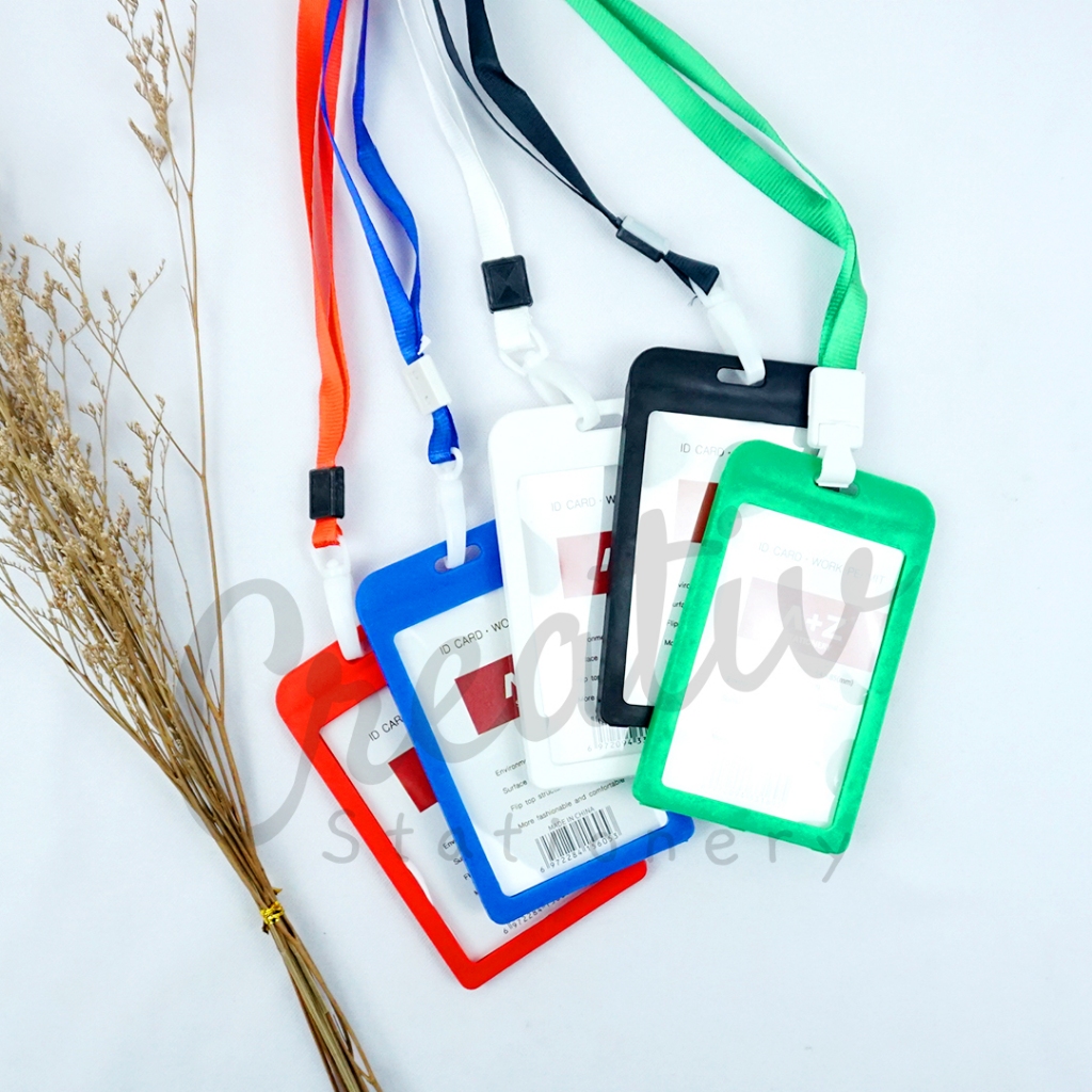 

Toploader Lanyard Id Card Photocard Holder Nametag Kulit