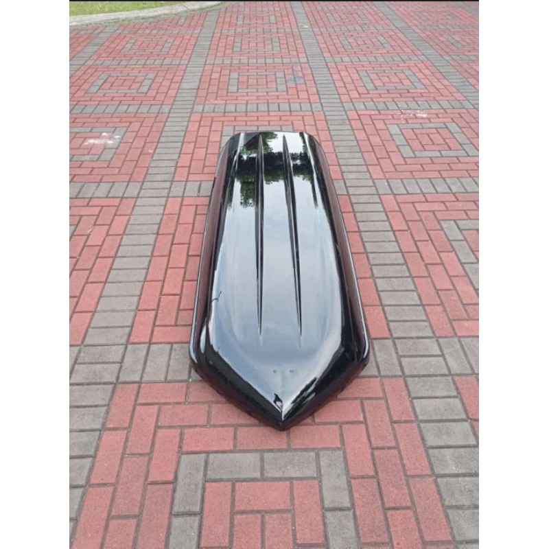 roofbox mobil 650L+crossbar/roofbox putih+crossbar/roofbox+cross bar/paket roofbox mobil+cross bar