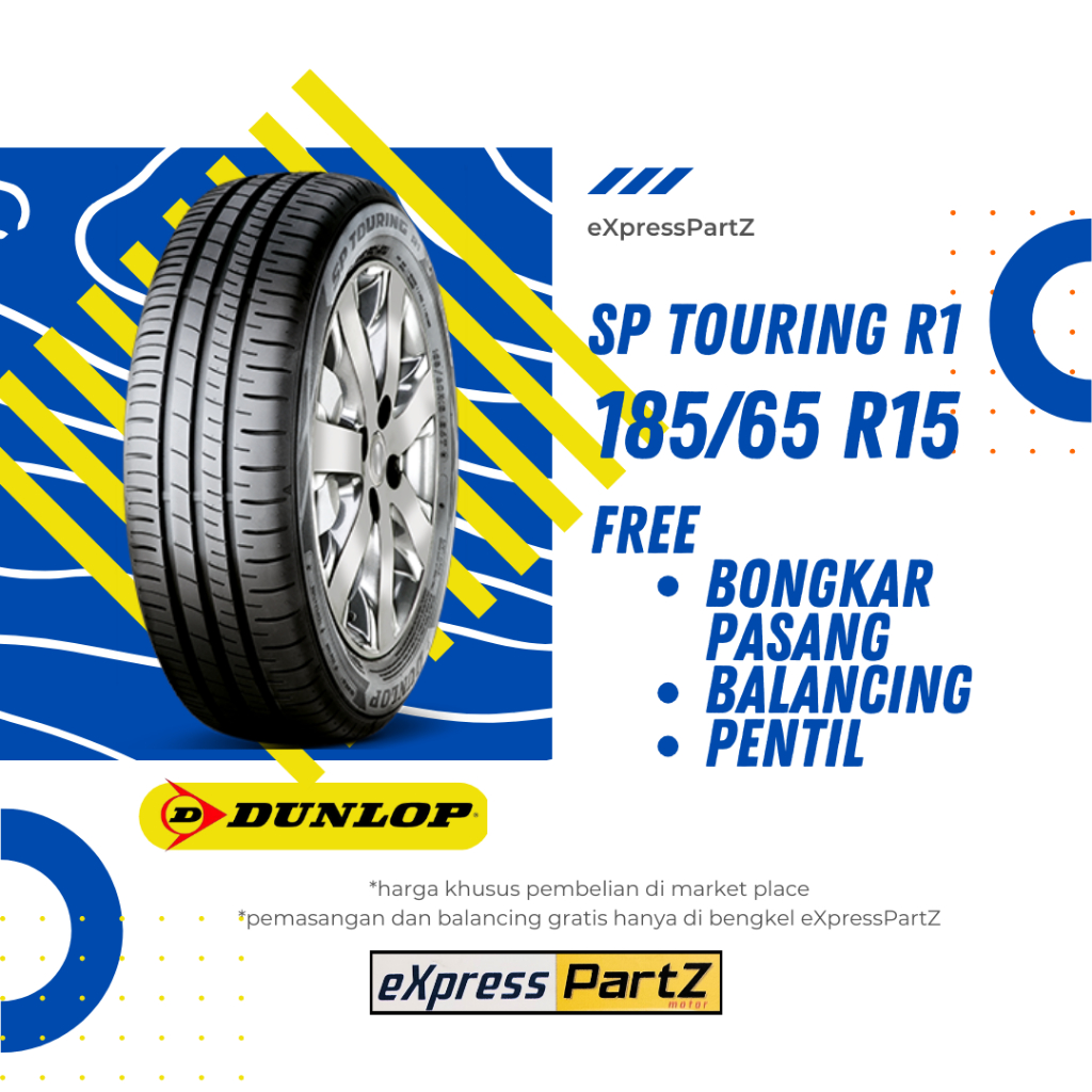 Dunlop Sp Touring R1 185/65 R15 Avanza S/Velos/Livina/Freed
