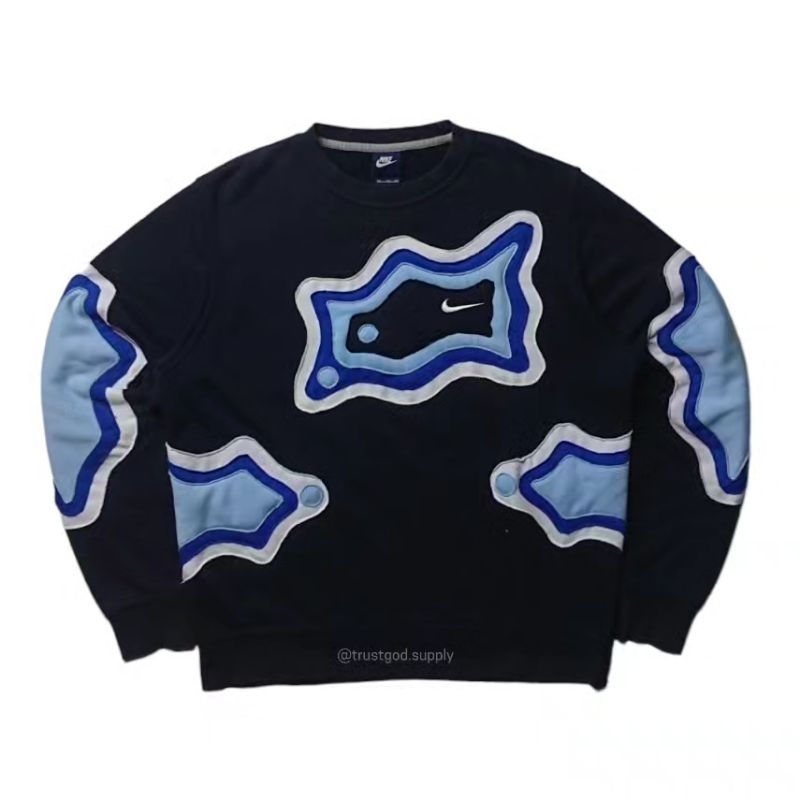 REWORKED NIKE PSYCHEDELIC CREWNECK