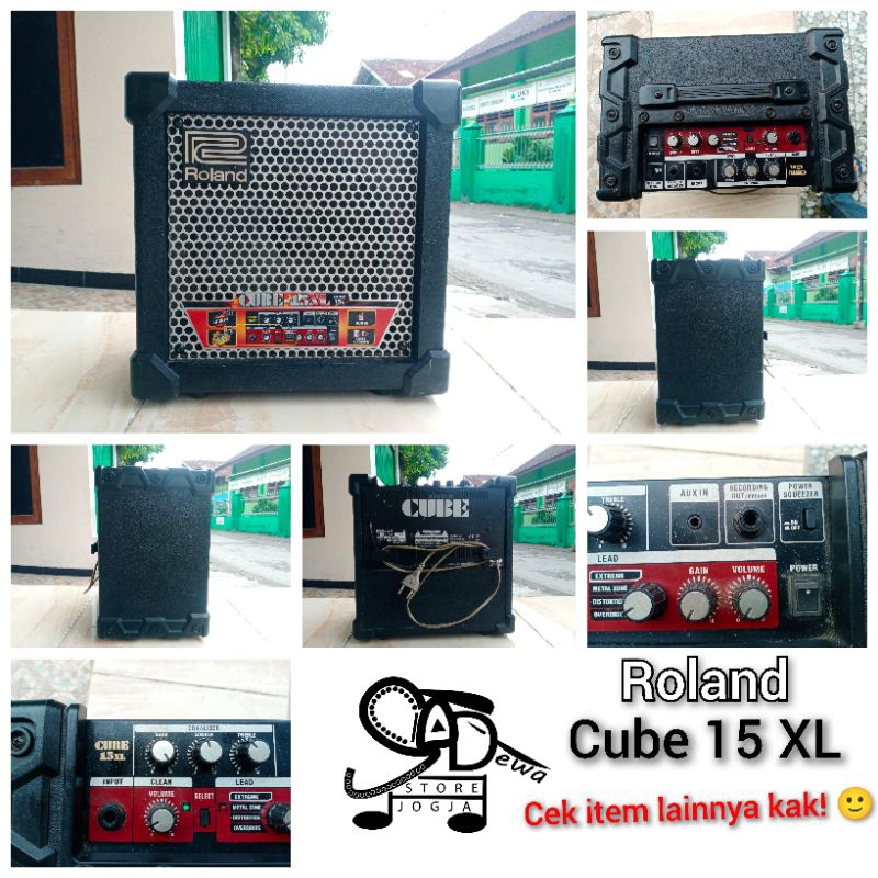 ROLAND CUBE 15 XL AMPLI GITAR 15XL GUITAR AMPLIFIER RARE COMBO 15 INCH