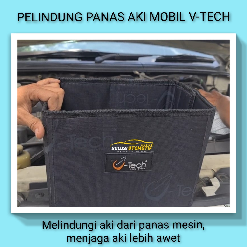 Pelindung Panas Cegah Aki Mobil NS40 / 32B20L / 36B20L /65B24L / 38B19L Cepat Soak VTECH Ori