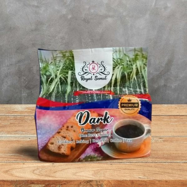 

Dark Brown Sugar 500gr Royal Semut Gula Tebu Asli