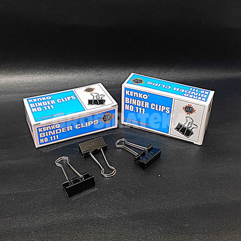 

BINDER CLIP, PENJEPIT KERTAS, KLIP KERTAS , BINDER C 111 KENKO