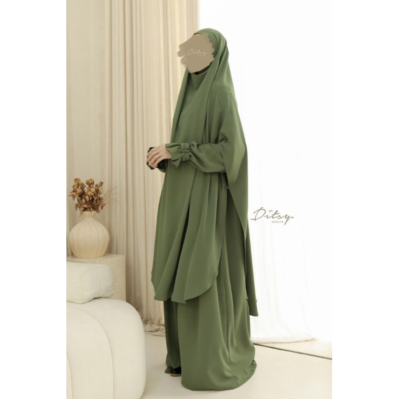 Laerina Capulet Olive (M) Ditsy Moslem