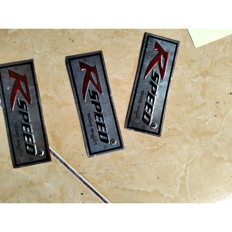 emblem knalpot Rspeed