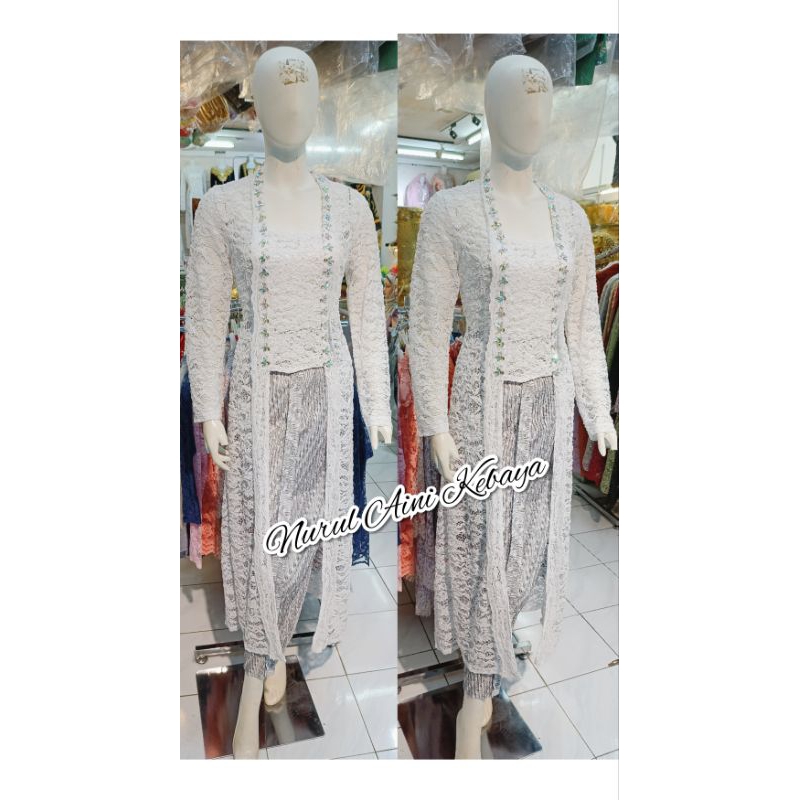 Kebaya Akad Semata Kaki Full Payet Jepang